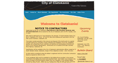 Desktop Screenshot of cityofclatskanie.com